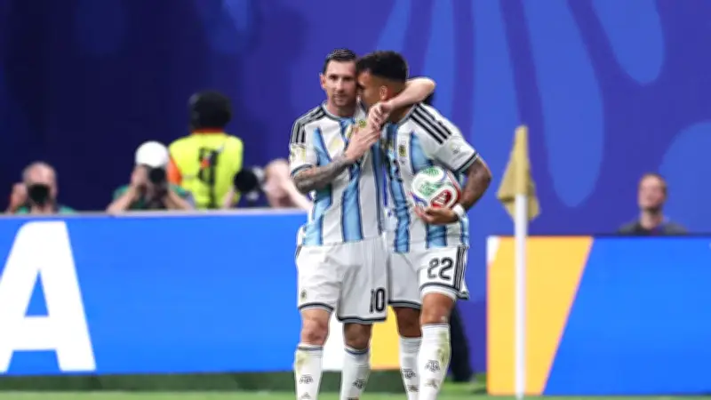 Lautaro Martinez: Messi bizim liderimiz, son Dünya Kupası'nda yanındayız
