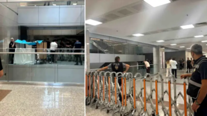 İstanbul Çağlayan Adliyesi'nde Gözaltındaki Şüpheli Boşluktan Atlayarak Canına Kıydı