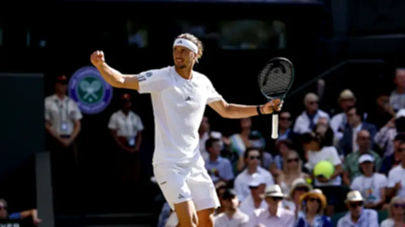 Wimbledon'da Alexander Zverev çeyrek finalde!