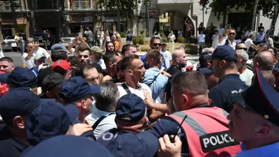 Arnavutluk'ta turizm projesi protestoları 31. gününde