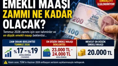 Emekli maaşı zammı Temmuz 2026: En düşük maaş ne kadar olacak?