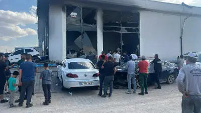 Nevşehir'de oto tamirhanesinde yangın: 5 kişi dumandan etkilendi