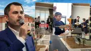 Bakan Kurum, depremde 9 yakınını kaybeden dede ve torununu ziyaret etti