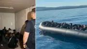 Çeşme'de 54 Düzensiz Göçmen Yakalandı, Deniz ve Kara Operasyonu