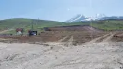 Erciyes Kayak Merkezi'nin Develi Kapısı'na yürüyen bant geliyor