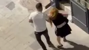 Silivri'de zorla götürülmeye çalışılan kadın: 'Beni öldürecek, yardım edin'